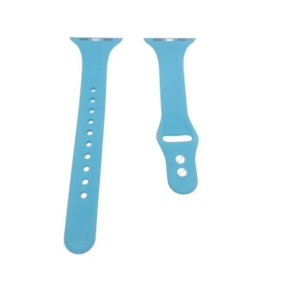 Blue/Green Silicone I watch Replacement Band 38/40mm